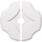Ekena Millwork Percival Architectural Grade PVC Contemporary Ceiling Medallion, Two Piece, 20"OD x 3"ID x 7"C x 1"P CMP20PL2-03000 - alternate 1